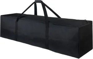 TOPDesign 46 Inch Extra Large Zippered Duffel Bag for Travel Camping Sports Equipment Storage, Waterproof Foldable Luggage Bag with Padded Handles