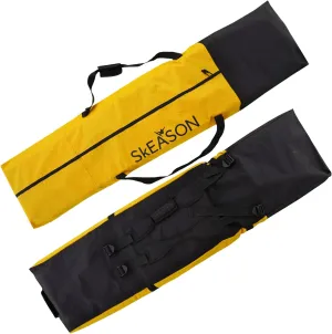 Travel Snowboard Bag - Water Resistant Snowboard Backpack w/ 900D & 600D PVC Polyester - Snowboard Carry Case w/Strong Stitching - Snowboard Bag for Two - Helmet, Board, Boots, & More