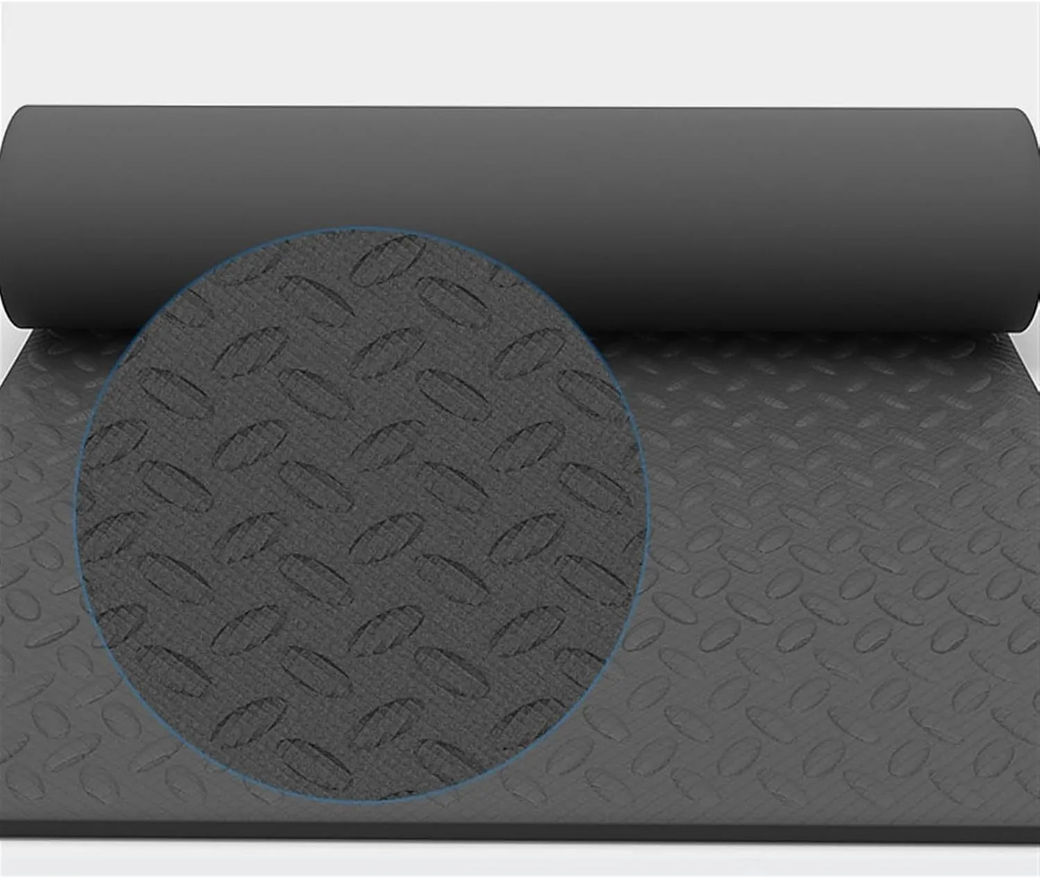 Treadmill Mat, Shock Absorbing Walking Noise Reduction Non-Slip Pad Treadmill, Waterproof Exercise Bike Trainer Mat, for Under Stationary Bike, Spin Bike, Rowers(200 * 100cm/78.7 * 39.3in)