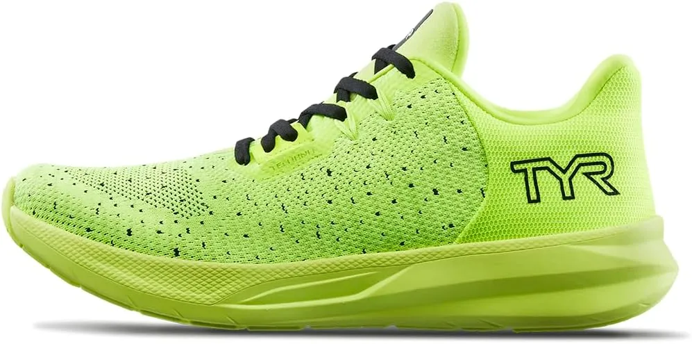 TYR Unisex Techknit RNR-1 Trainer Running Shoes Sneaker, Attak Yellow, 5 US Men