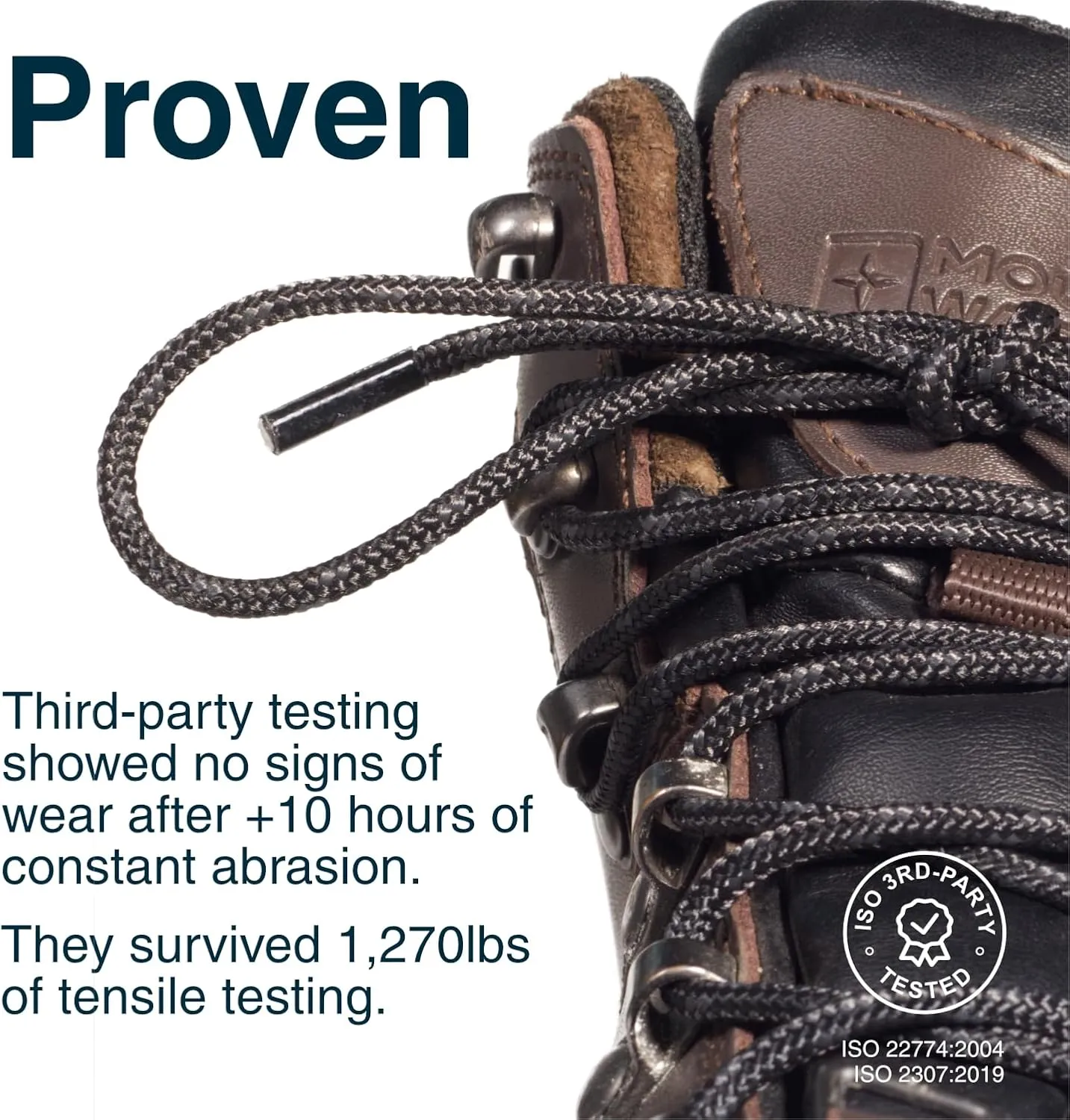 Unbreakable Laces - Heavy Duty Boot Laces That Stay Tied. Tougher Than Kevlar Laces