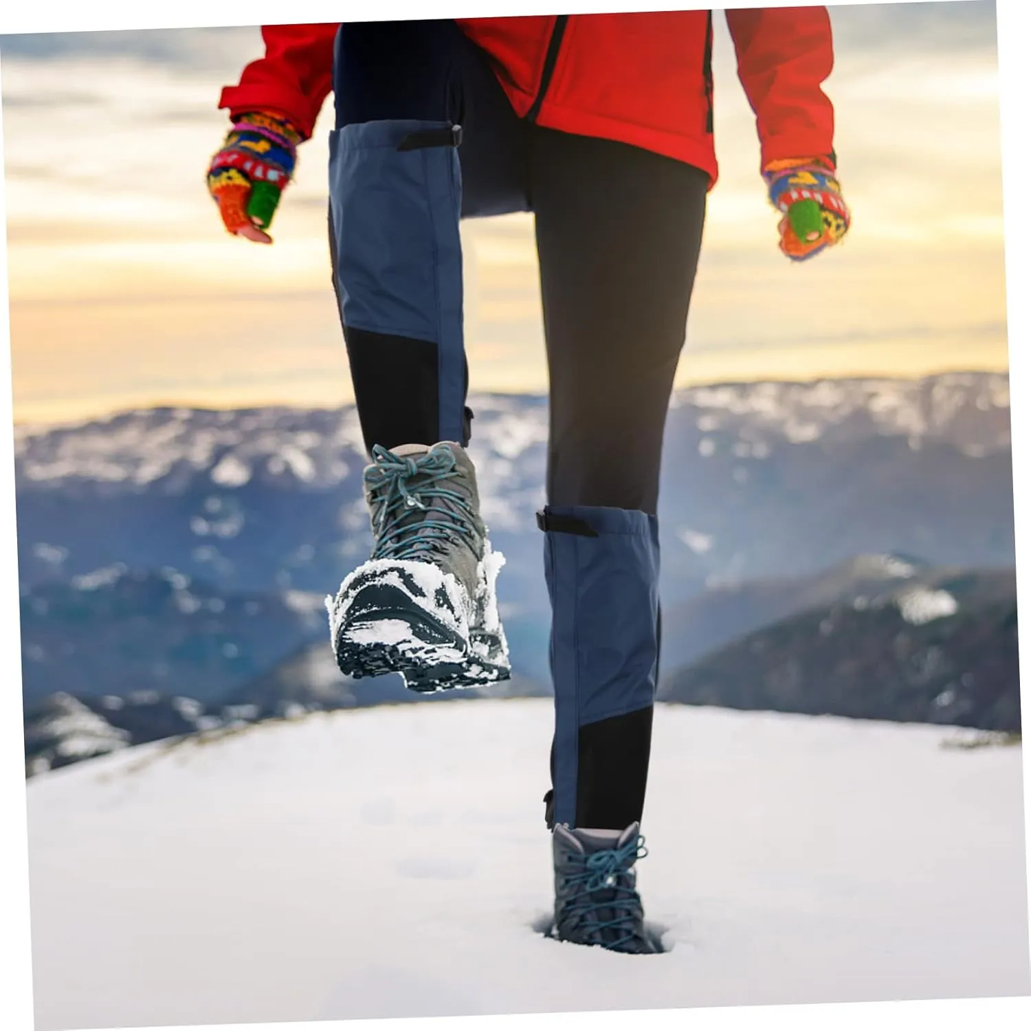 UPKOCH Hiking Trekking Gaiters Camping Gear Camping Foot Cover Hiking Accessory Waterproof Leg Gaiters Hiking
