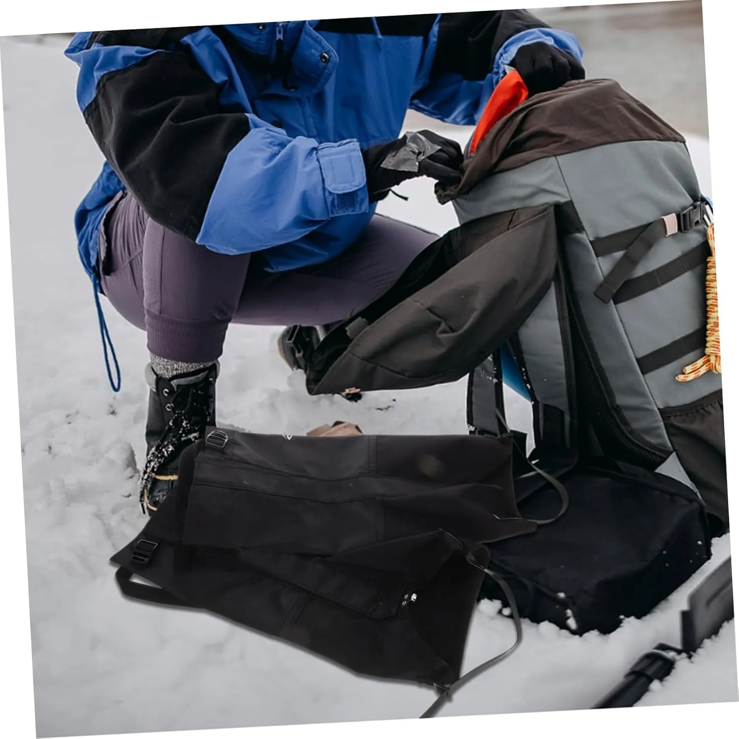 UPKOCH Hiking Trekking Gaiters Camping Gear Camping Foot Cover Hiking Accessory Waterproof Leg Gaiters Hiking