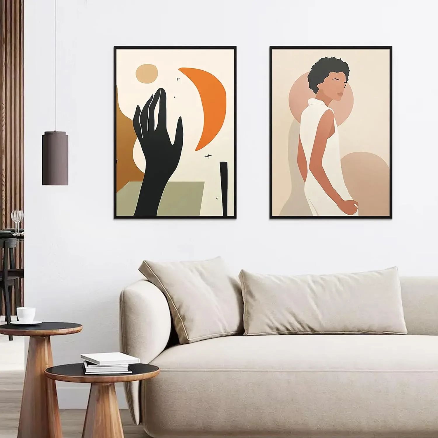 upsimples 20x28 Picture Frame Black 3 Pack, Scratch-Proof Poster Frames 20 x 28 for Photo Gallery - Slide-In Strips, Horizontal or Vertical Wall Mounting