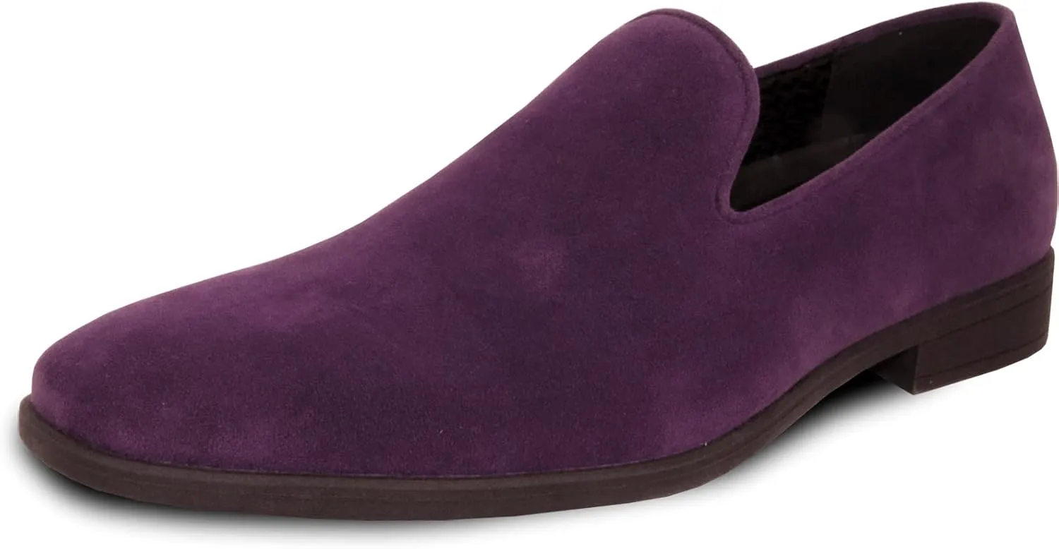 VANGELO Men Dress Shoe Vallo-3 King-5 Loafer Slip-on Formal Tuxedo Prom Wedding Ortholite Insole Medium and Wide Width