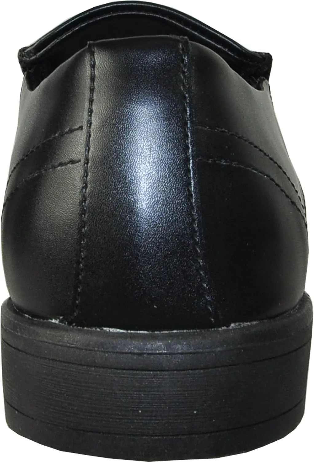 VANGELO Men Dress Slip-On Shoe Tux-4 Loafer Formal Tuxedo Shoe for Prom & Wedding Black Brown Size 6.5 to 18 -Wide Width Available