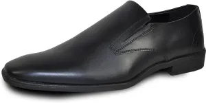 VANGELO Men Dress Slip-On Shoe Tux-4 Loafer Formal Tuxedo Shoe for Prom & Wedding Black Brown Size 6.5 to 18 -Wide Width Available