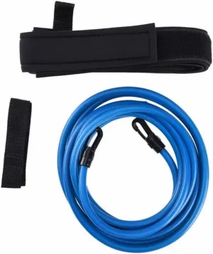 VICASKY Swim Resistance Training Accessories Swimming Belt Adult Pool Swim Trainer Elastic Aqua Waist Rope