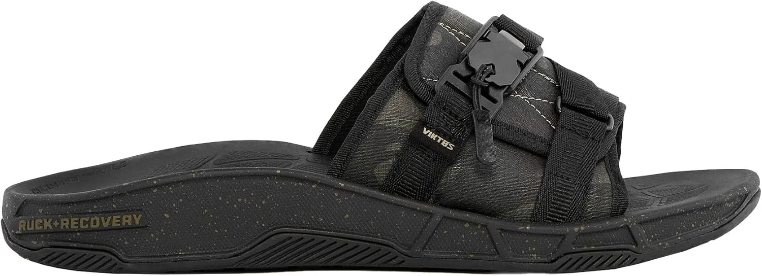 VIKTOS Men's Ruck Recovery SF Lightweight Custom Fit Thermoformable EVA Footbed Athletic Outdoor Open Toe Slide Sandals