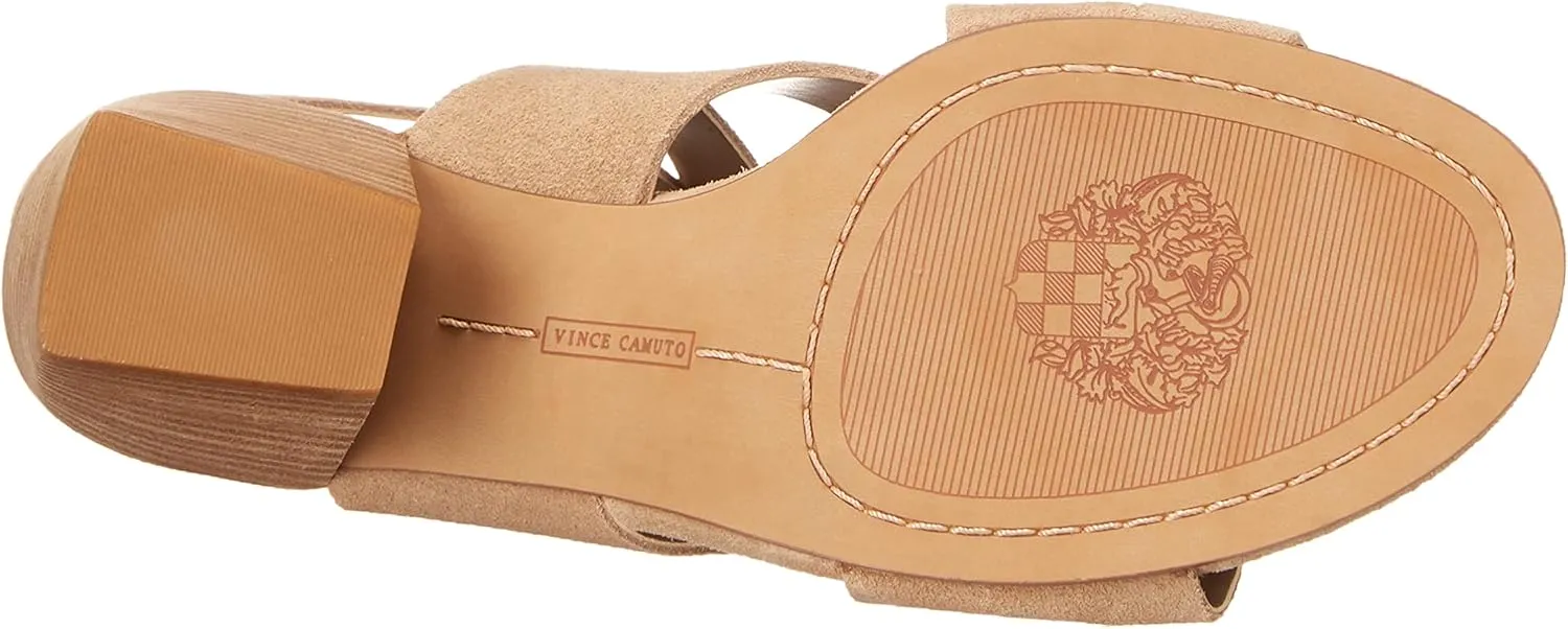 Vince Camuto Women's Footwear Deverey Stacked Heel Sandal Heeled