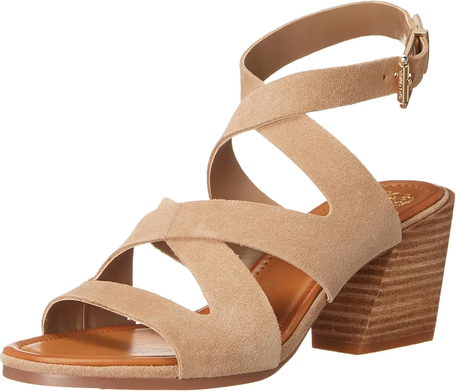 Vince Camuto Women's Footwear Deverey Stacked Heel Sandal Heeled