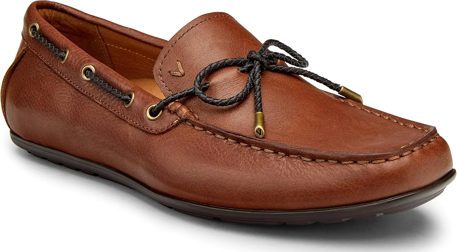 Vionic Men's Mercer Luca Slip On Leather Loafer with Concealed Orthotic Arch Support