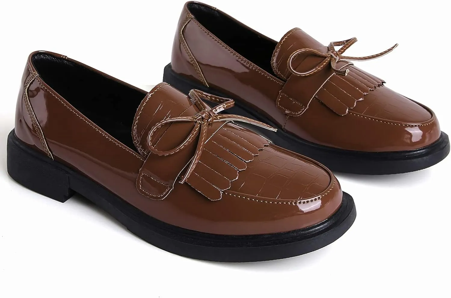 VOCNTVY Loafers for Women Slip On Comfort Business Work Shoes