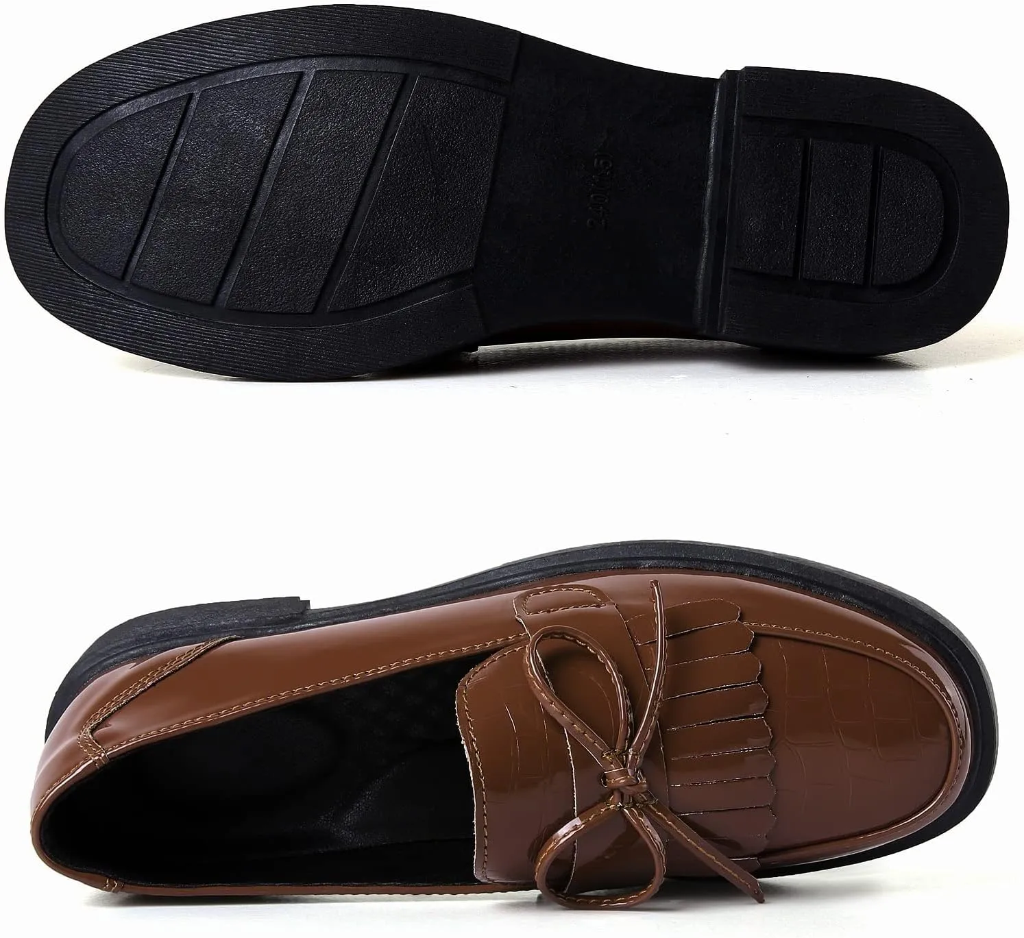 VOCNTVY Loafers for Women Slip On Comfort Business Work Shoes