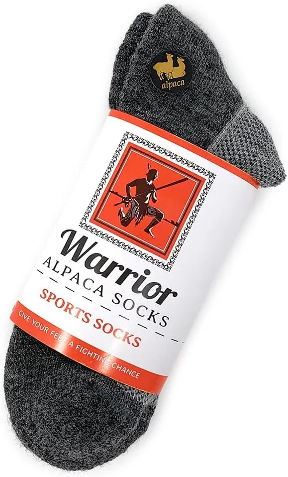 Warrior Alpaca Socks - Unisex High Performance Cross Trainer Athletic Alpaca Socks