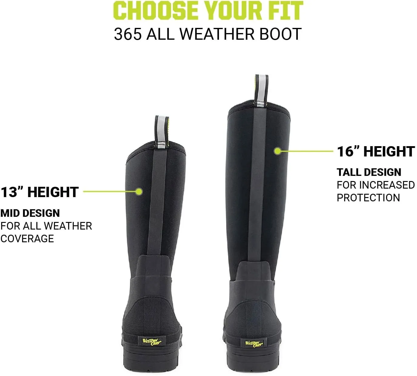 Western Chief Men's 365 Mid Snow Boot