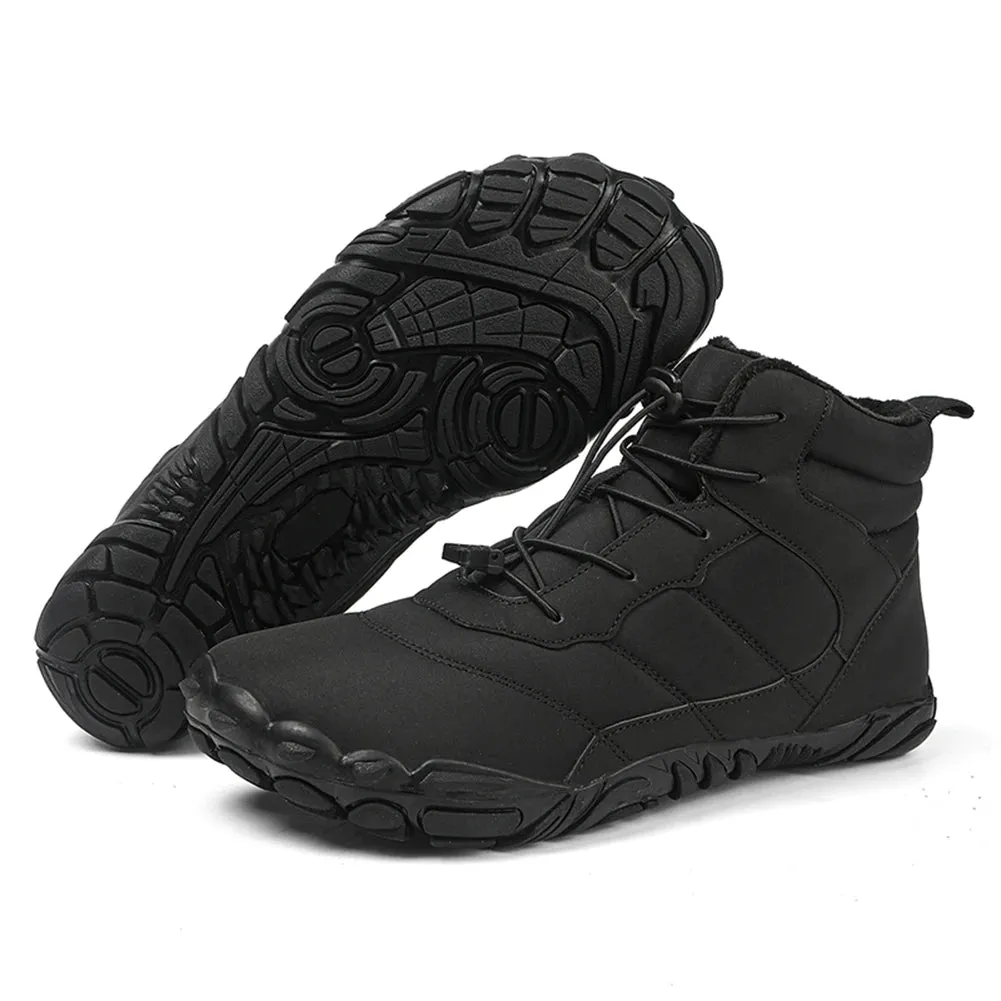 Women Men Plush Hiking Boots