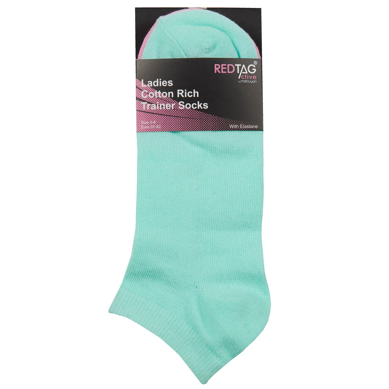 Womens 9 Pairs Socks Sport Trainer Liner Pastel