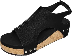 Womens Comfy Wedge Orthopedic Sandals, Orthopedic Sandals For Women, Orthopedic Wedge Sandals For Women
