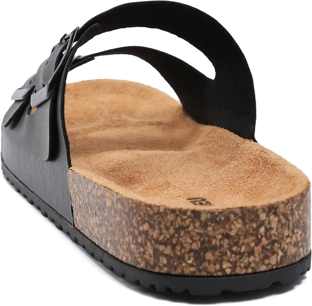Women's Cork Sandals Comfortable Adjustable Buckle Strap Cork Footbed Arch Support Casual Ease of Wear Outdoor Slide Sandals