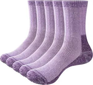 Women's Cozy Wool Cushioned Outdoor Hiking Socks Thick Warm Thermal Winter Socks for Women