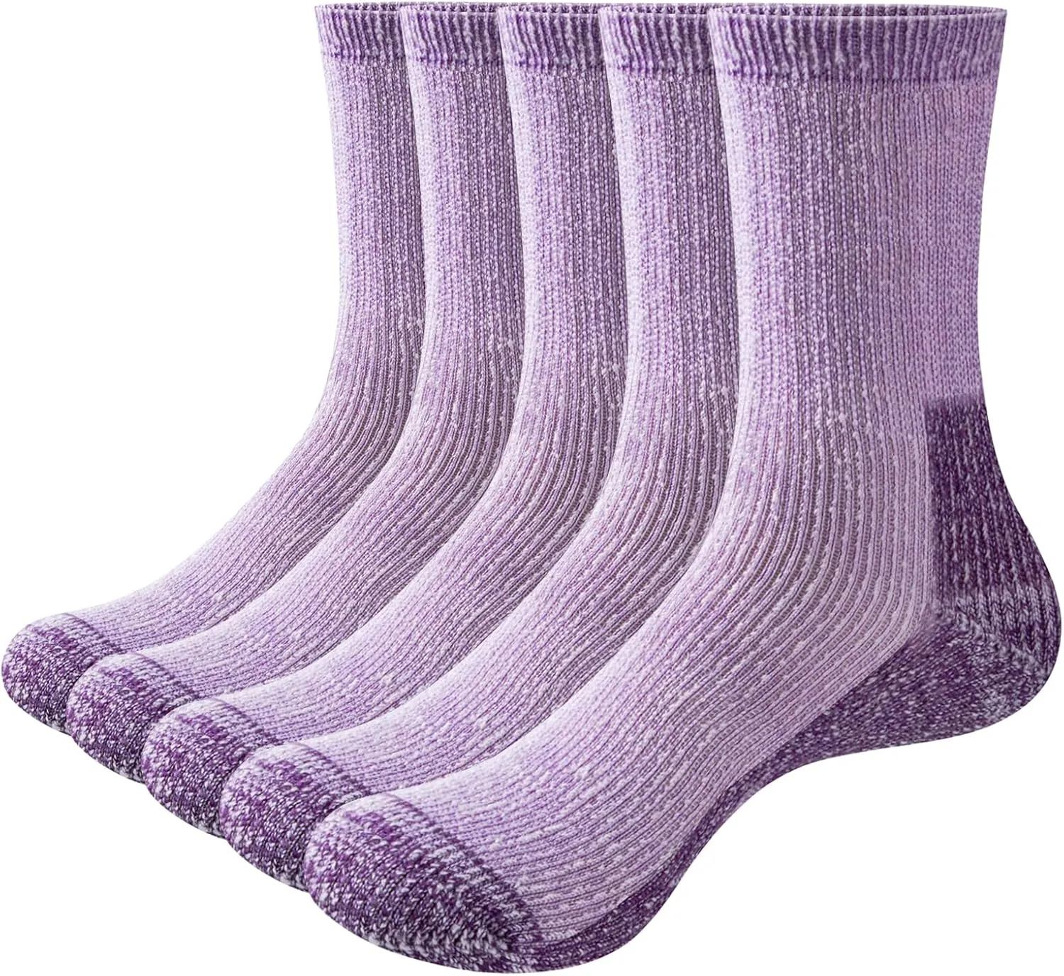 Women's Cozy Wool Cushioned Outdoor Hiking Socks Thick Warm Thermal Winter Socks for Women