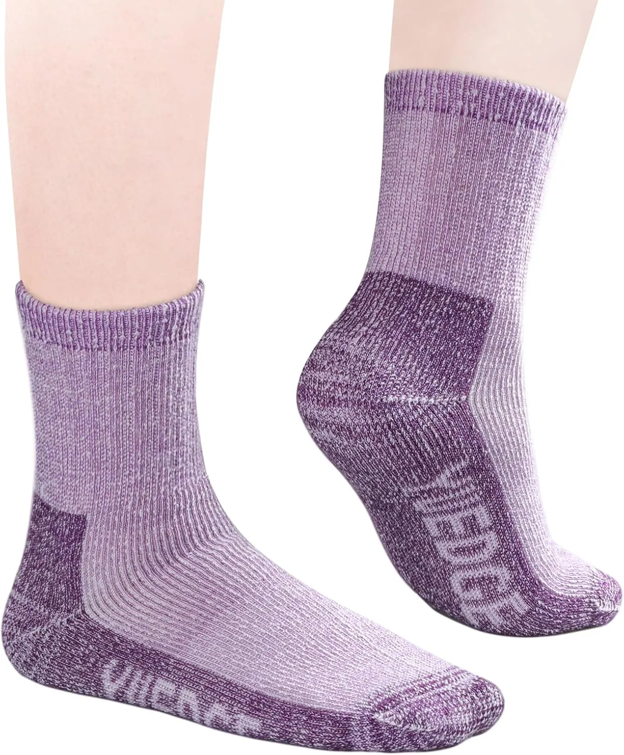 Women's Cozy Wool Cushioned Outdoor Hiking Socks Thick Warm Thermal Winter Socks for Women