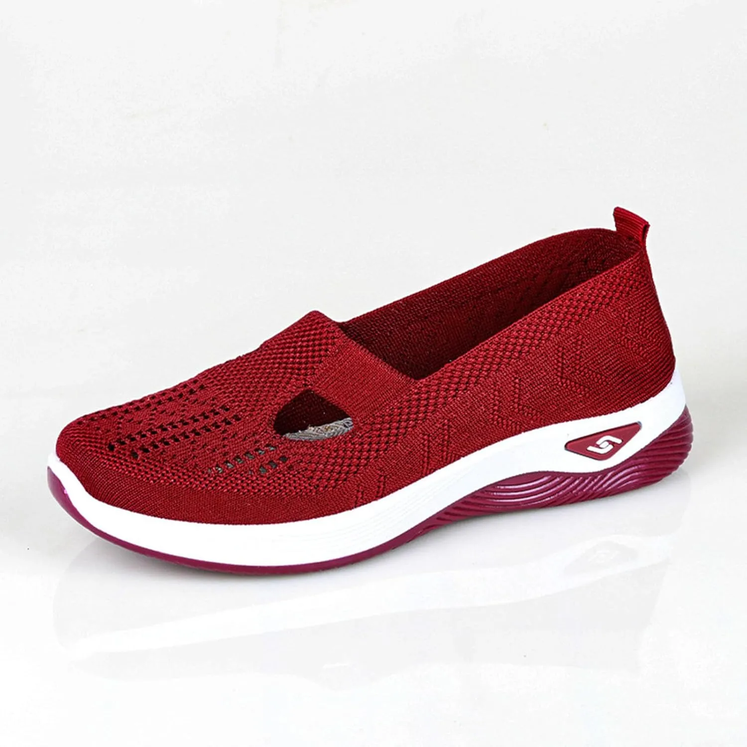 Womens Easy Wear Slip On Sneakers Athletic Walking Shoes Summer Casual Mesh-Comfortable Tennis Workout Sneakers 2025