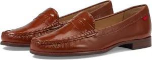 Womens Genuine Leather Comfort Slip on Penny Loafers