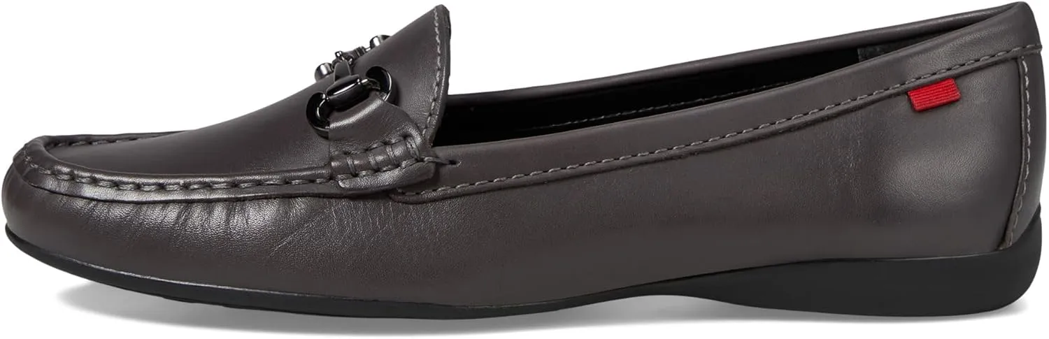 Women's Genuine Leather Slip on Buckle Loafer