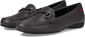 Women's Genuine Leather Slip on Buckle Loafer