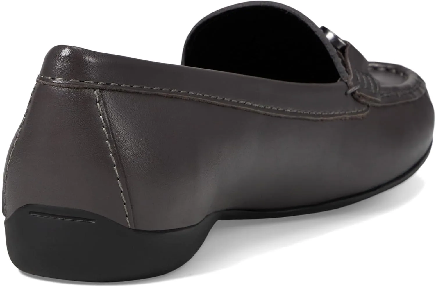 Women's Genuine Leather Slip on Buckle Loafer