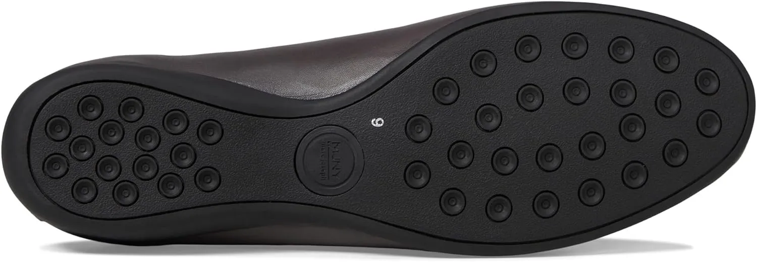 Women's Genuine Leather Slip on Buckle Loafer