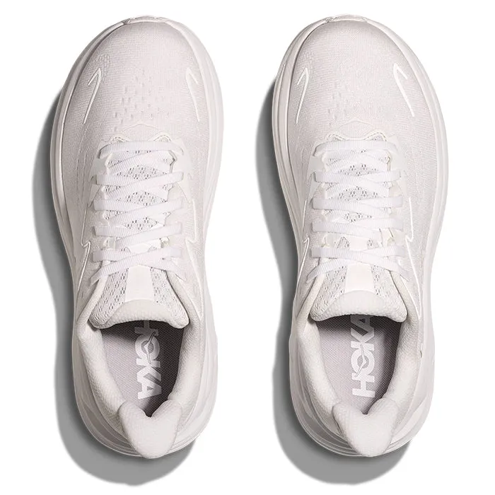 Womens Hoka Clifton 10 Extra Wide in White/White