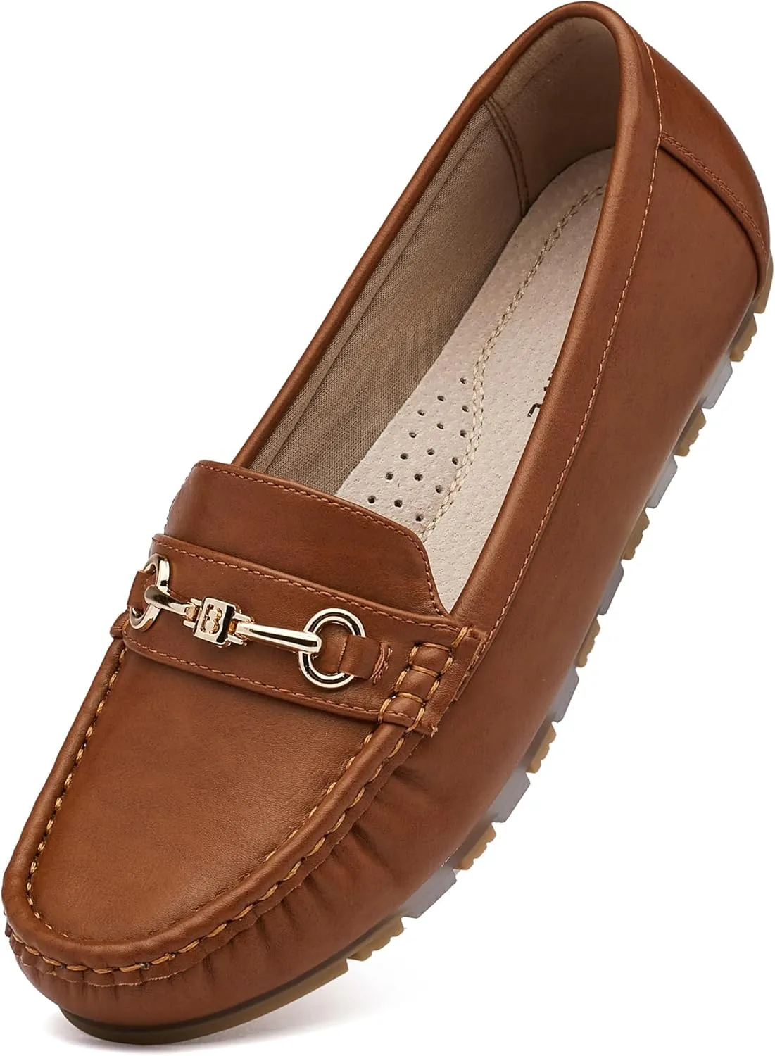 Women's Loafers Casual Slip on Flat Shoes Womens Penny Loafers Moccasions Comfort Dressy Work Shoes