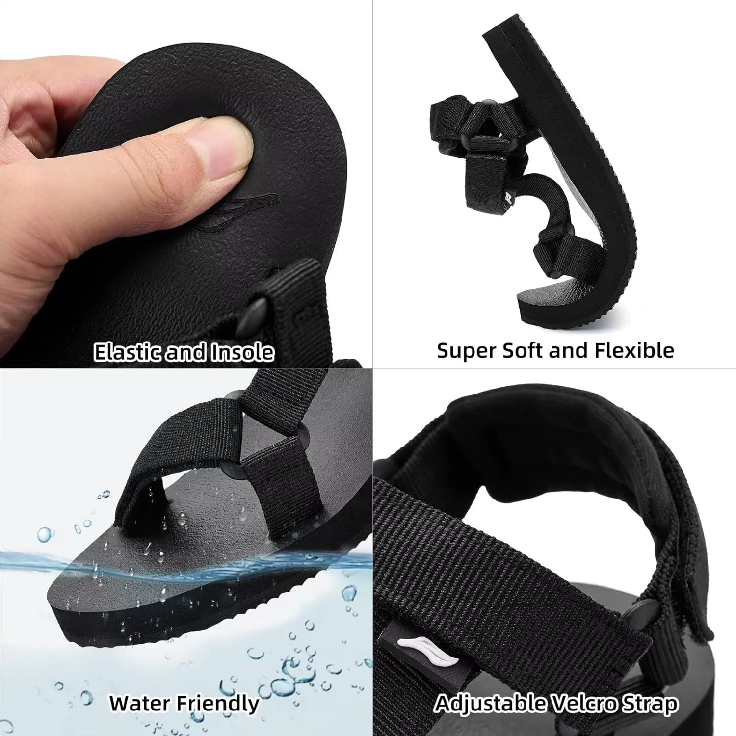 Women's Original Sport Sandals Hiking Sandals with Arch Support Yoga Mat Insole Light Weight Outdoor Water Shoes