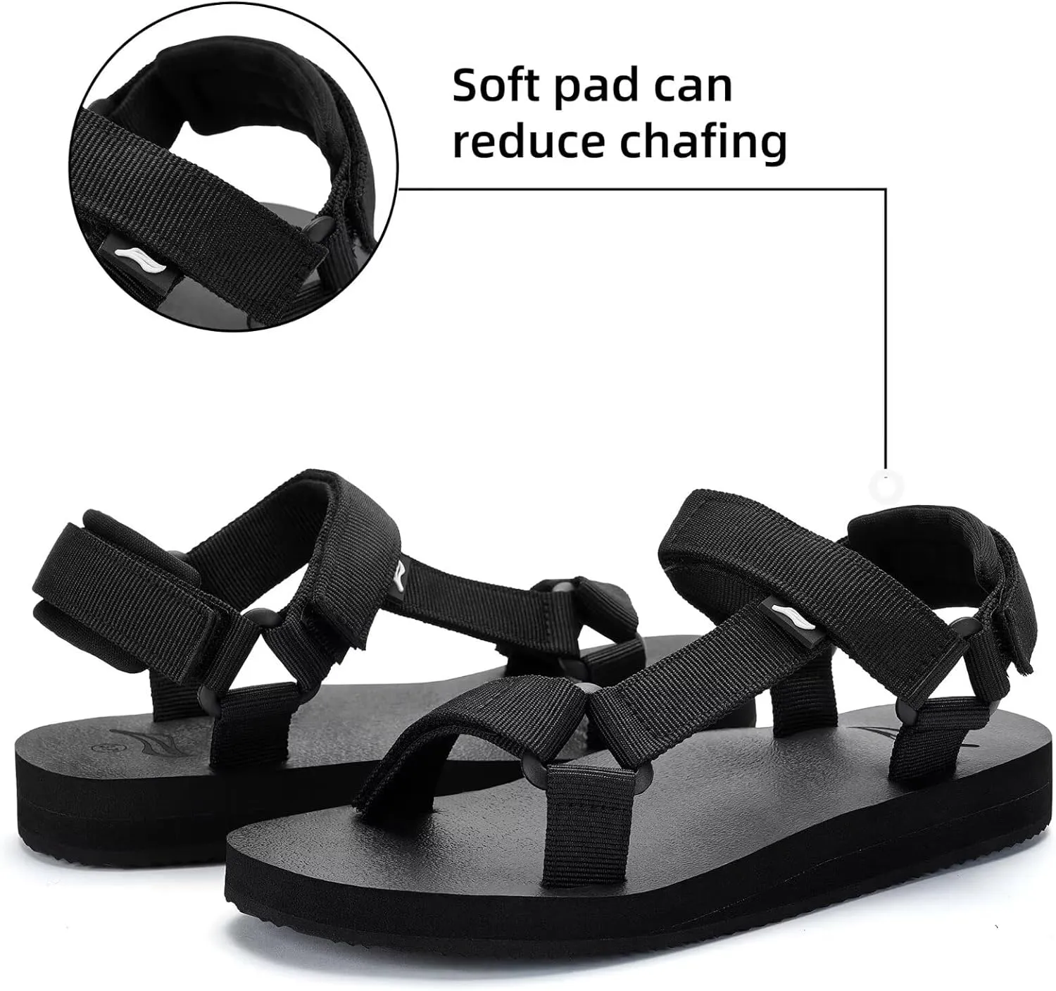 Women's Original Sport Sandals Hiking Sandals with Arch Support Yoga Mat Insole Light Weight Outdoor Water Shoes