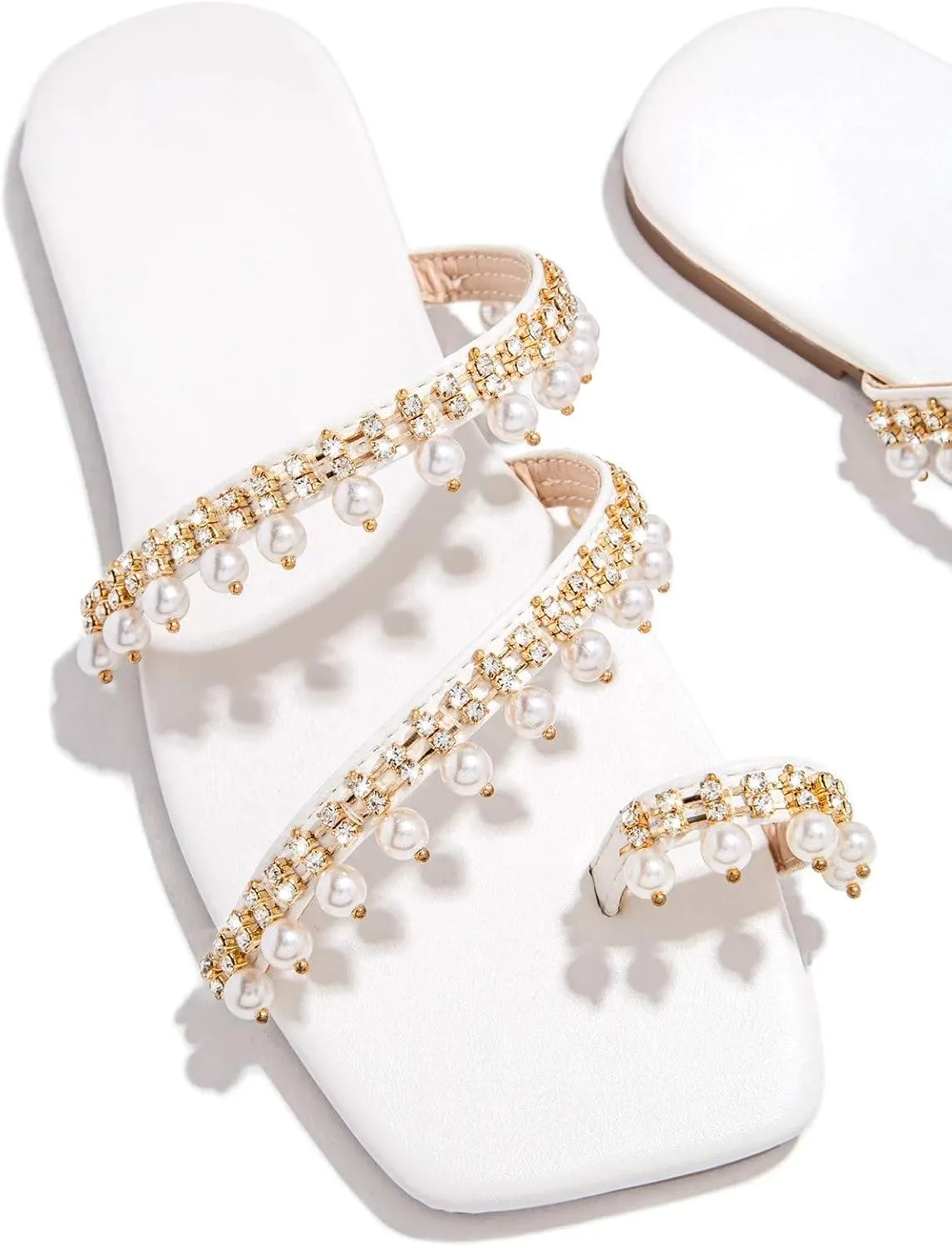 Women's Sandals Casual Sandals Retro Slippers Fashion Crystal Flat Ladies Summer Shoes Women Women's slipper