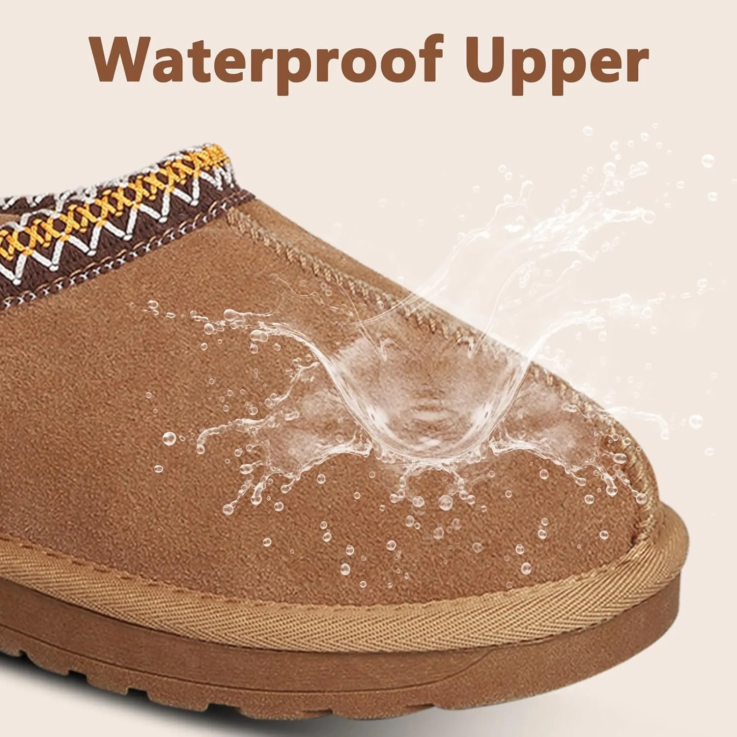 Women's Slippers Platform Mini Boots Short Ankle Anti-Slip Boot Fur Fleece Lined Sneakers House slippers Boot For Outdoor