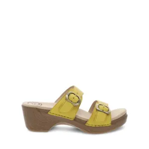 Women's Sophie Yellow Burnished Milled
