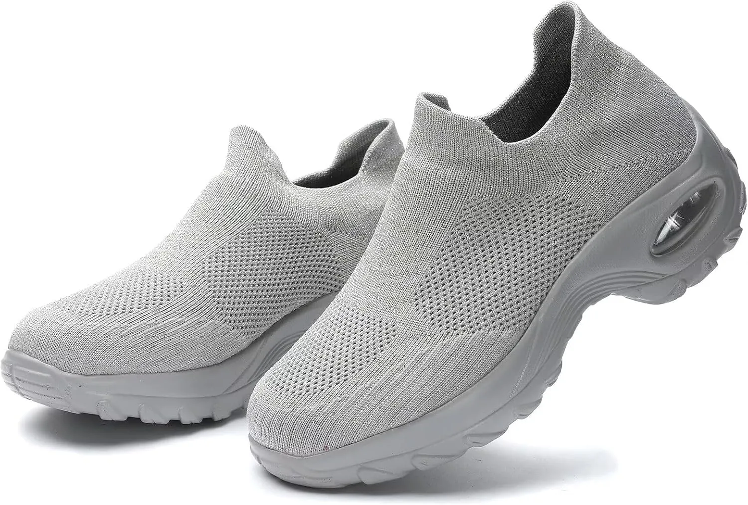 Womens Walking Clothes Ladies Shoes Sock Air Running Sneakers Platform Loafers Wedge Nurse Arch Support Zapatos de Mujer