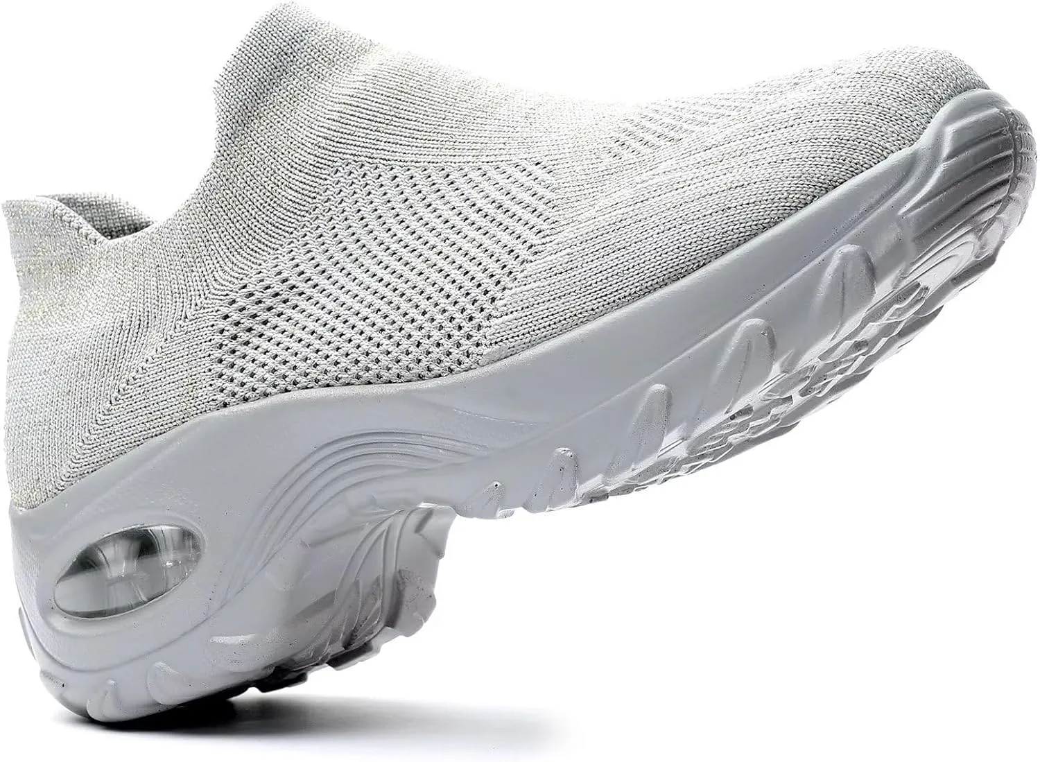 Womens Walking Clothes Ladies Shoes Sock Air Running Sneakers Platform Loafers Wedge Nurse Arch Support Zapatos de Mujer