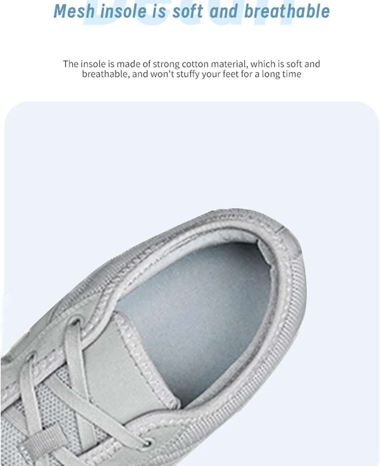 Women's Wide-Toe Barefoot Sneakers Lace-Up Soft-Soled Mesh Breathable Cross-Trainer Lightweight Running Shoes Casual Zero Drop Sole Work Shoes for Unisexy