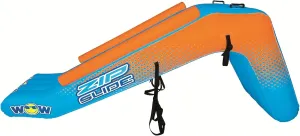 WOW Sports - Zip Slide Inflatable Pontoon Slide for Boats - Perfect Summer Lake Party Accessory