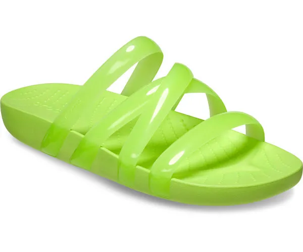 W's CrocsSplashGlosStrapSandal  - Limeade