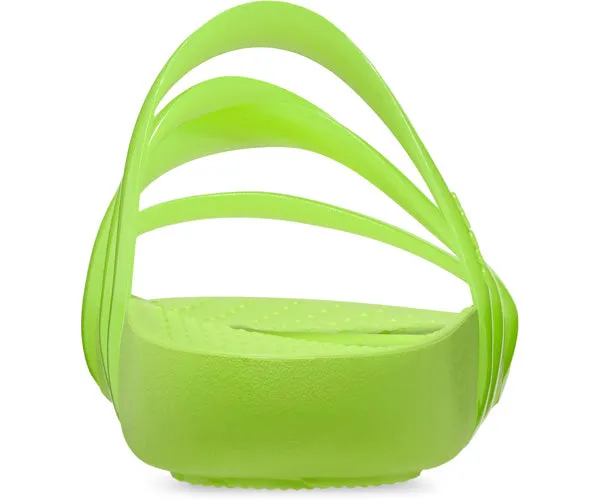 W's CrocsSplashGlosStrapSandal  - Limeade