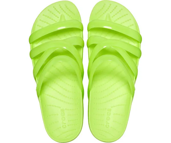 W's CrocsSplashGlosStrapSandal  - Limeade