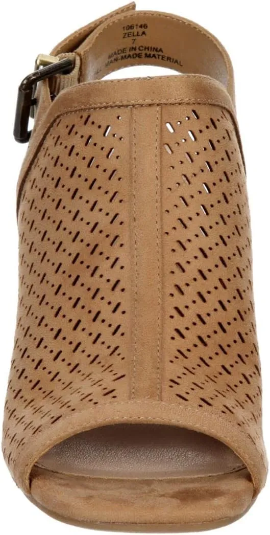 XAPPEAL Zella - Women's Peep Toe Cut Out Block Heeled Sandal Booties