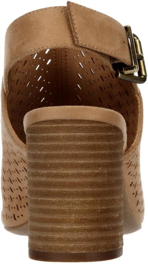XAPPEAL Zella - Women's Peep Toe Cut Out Block Heeled Sandal Booties