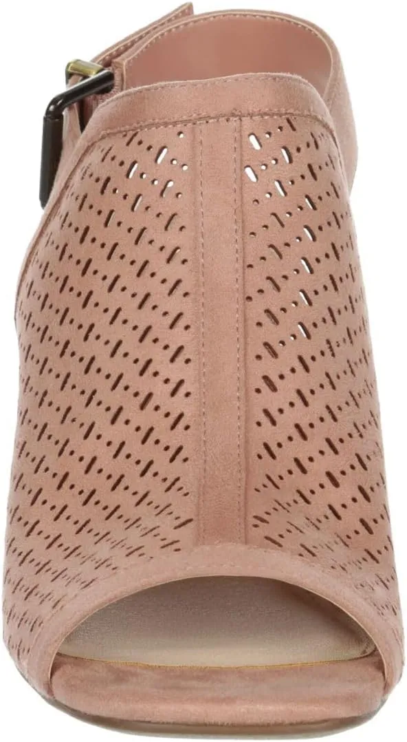 XAPPEAL Zella - Women's Peep Toe Cut Out Block Heeled Sandal Booties